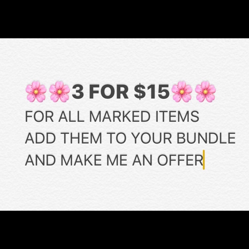 🌸🌸BUNDLE AND SAVE🌸🌸